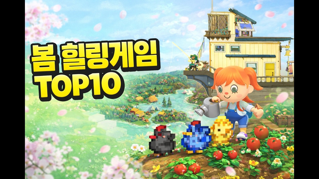 봄 맞이 스팀 힐링게임 탑10 알선 게임 [ 무료 이벤트 포함 ]