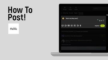 How to Post on Mewe [easy]