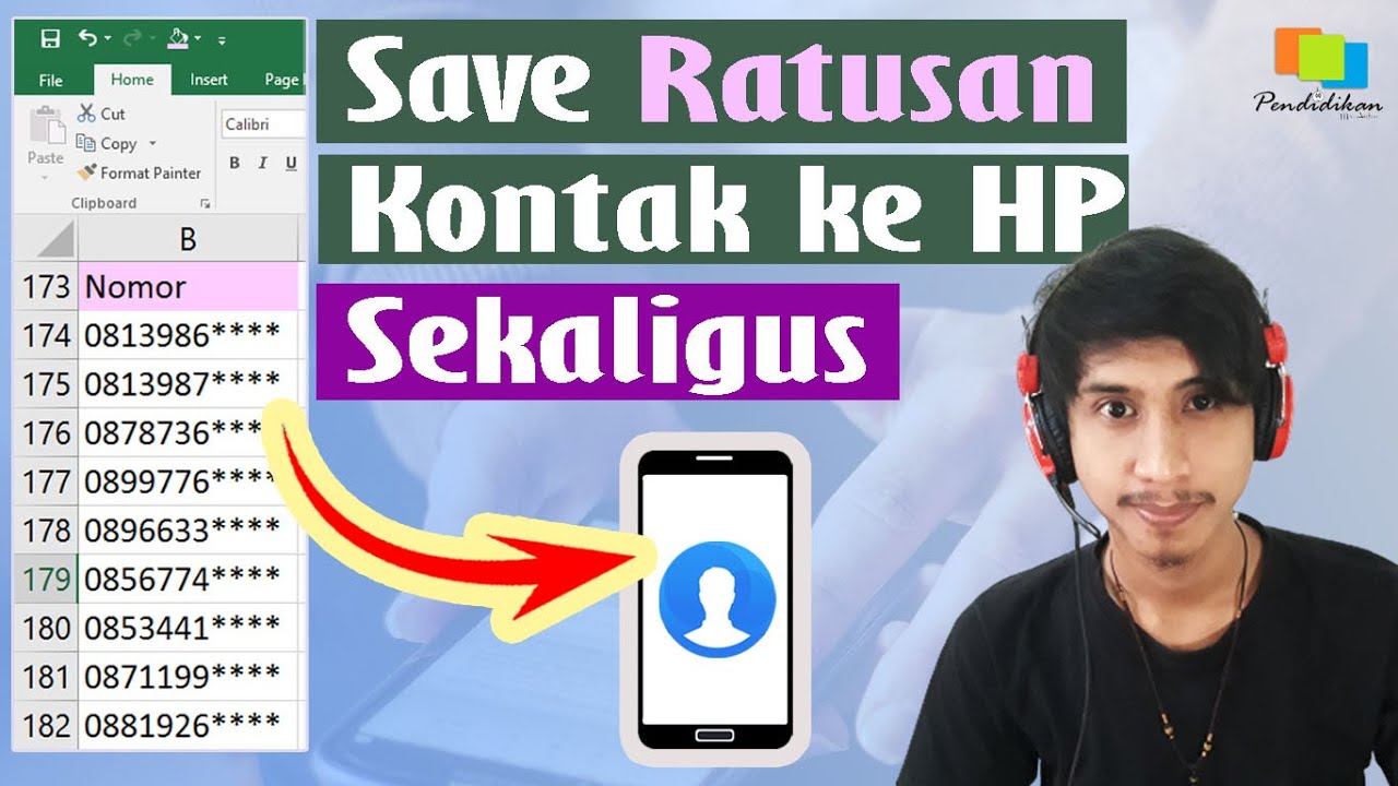 Cara Save Banyak Nomor 