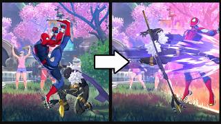 Black Panther Side Switch Combo Examples (Marvel Tōkon)