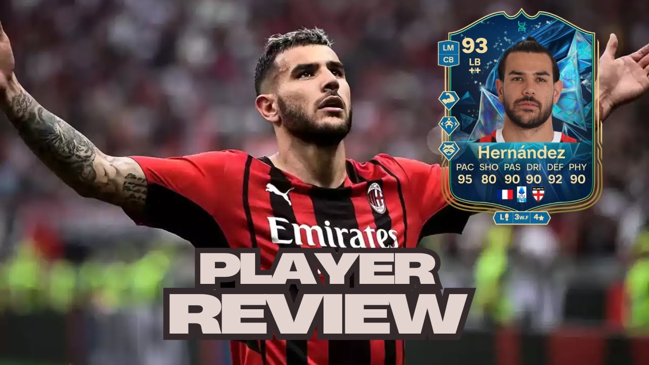 EL MEJOR LATERAL IZQUIERDO DEL JUEGO!! THEO HERNANDEZ EVO TOTS 93 REVIEW! EA FC 25 THEO HERNANDEZ 93