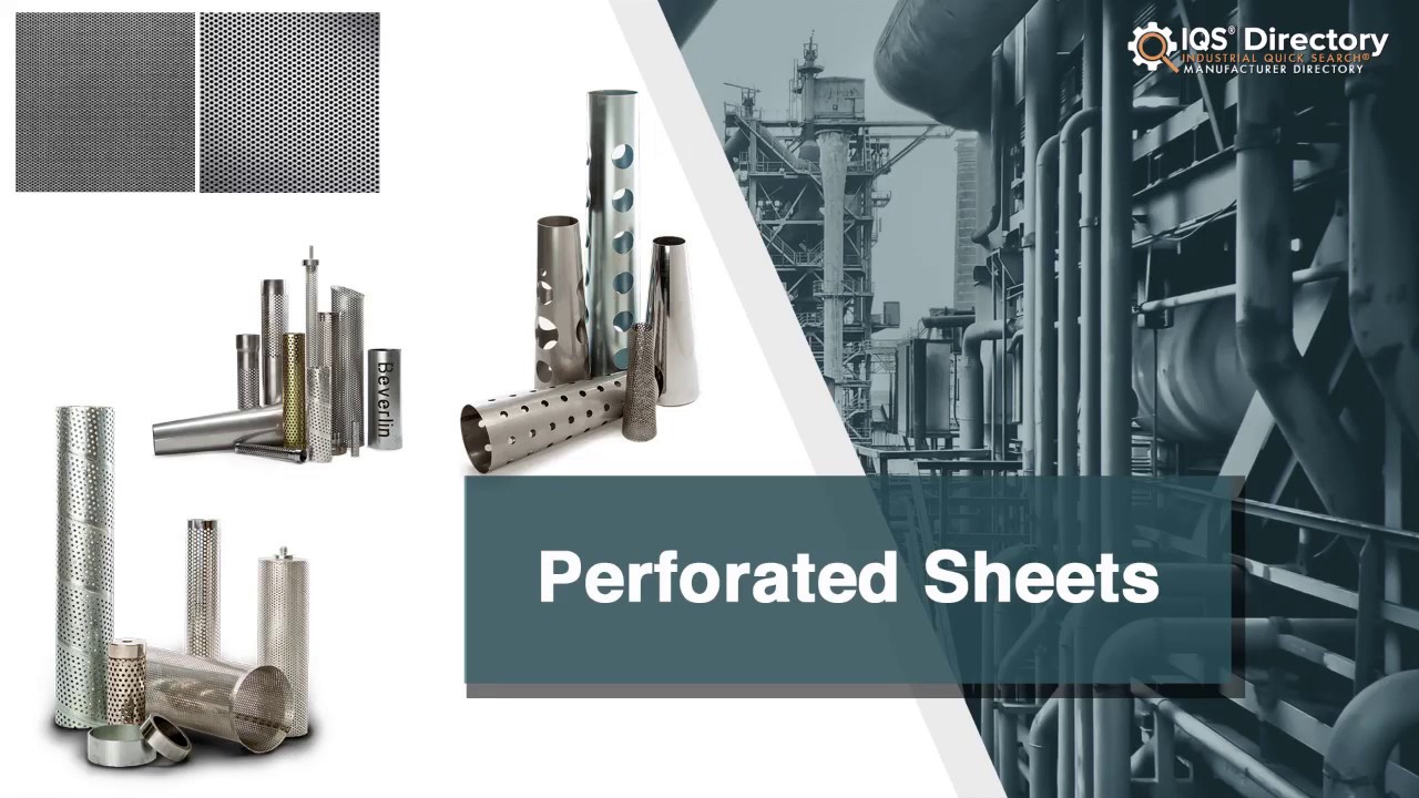 Perforated Sheet Manufacturers, Suppliers, and Industry Information YouTube