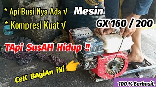 Download Lagu Penyebab Mesin Bensin GX 160/200 Susah HIDUP !! MP3