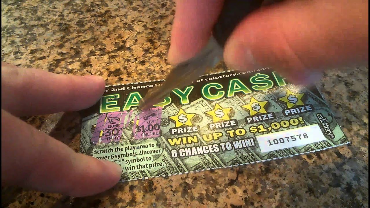California Scratcher Easy Cash YouTube