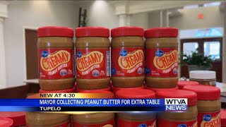 Tupelo mayor seeks peanut butter donations for food drive