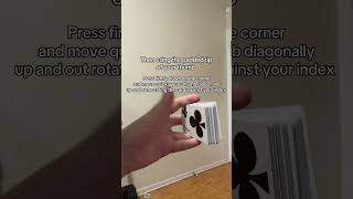 How to shoot a card like gambit #cardistry #magic #fyp #tutorial #gambit #marvel