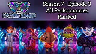 The Masked Singer UK | Season 7 - Episode 3 | All Performances Ranked