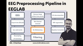 EEG preprocessing pipeline in EEGLAB re-referencing (part03)