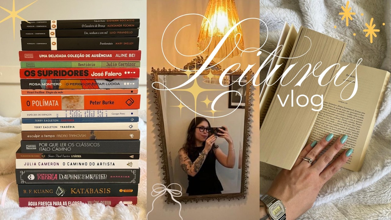 vlog 📖 cafés, primeiras leituras do ano ✨📚
