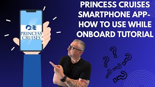 Princess Cruises Phone App Tutorial and Walkthrough for using the app while on board the ship screenshot 1