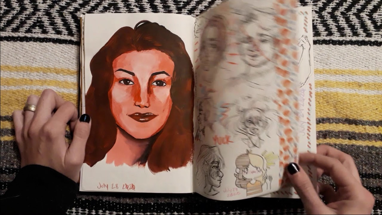 MY VERY FIRST SKETCHBOOK TOUR 2020 - YouTube