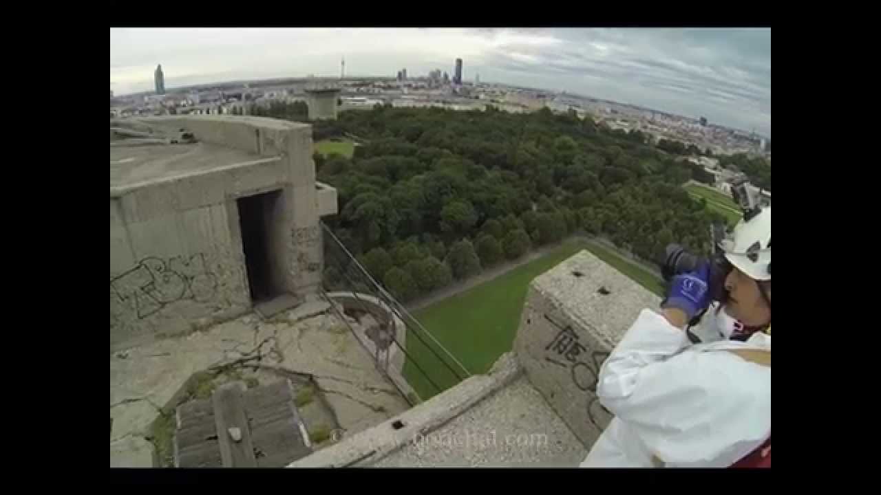 Flak Tower Geschützturm Augarten, Wien, Austria Teil 1