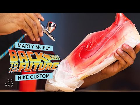 Marty McFly Back To The Future 1982 Nike Bruins Custom