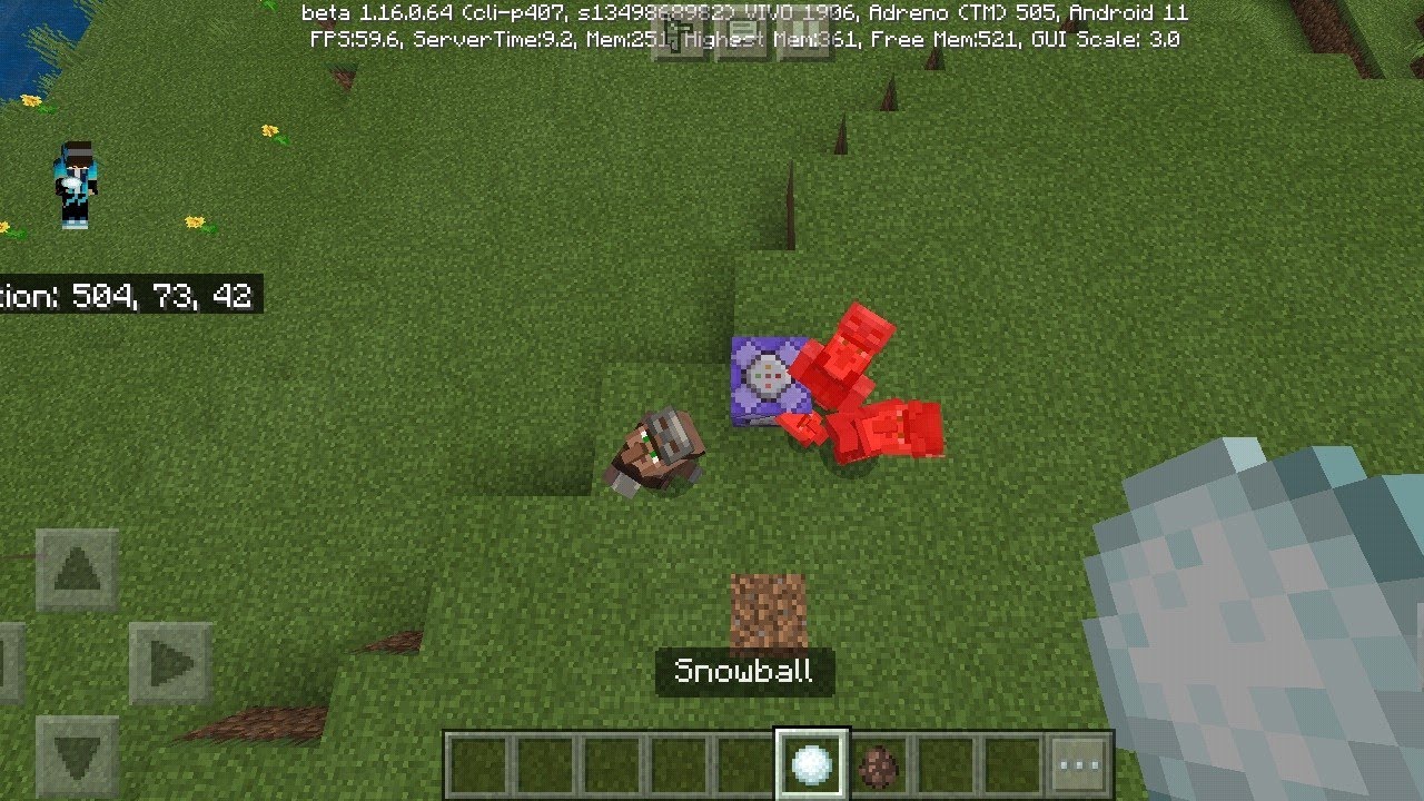 how to make a poisonous snowball in minecraft 1.16+ command block