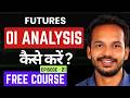 21 : Open Interest Analysis in Futures | Long Build Up, Short Build Up Explained | Course in Hindi