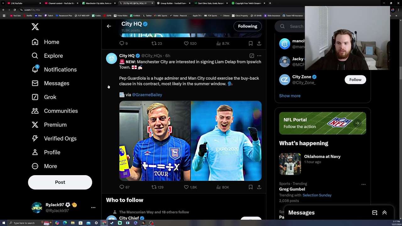 New Man City Links, Rumors, player comps