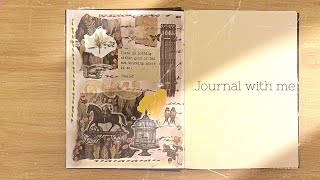 Journal with me - #creativeart #journaling #scrapbook