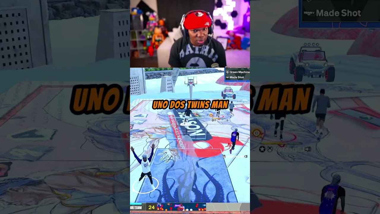 I PRESSED THIS 38yr OLD GANG BANGER CAUSE KIDS KEPT CRYING on NBA 2K24! 😂 #shorts #nba2k24