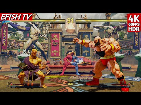 Oro vs Zangief (Hardest AI) - Street Fighter V
