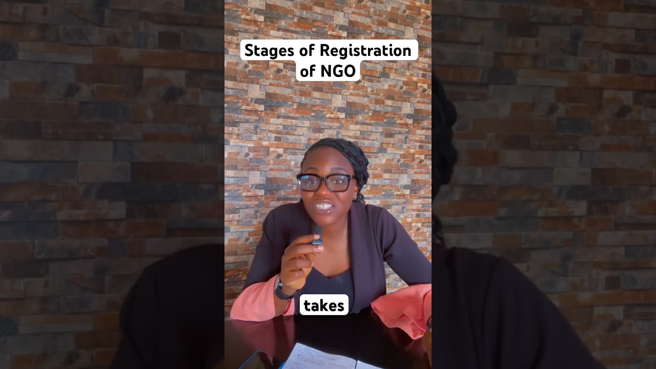These are the stages of Registration of an NGO 