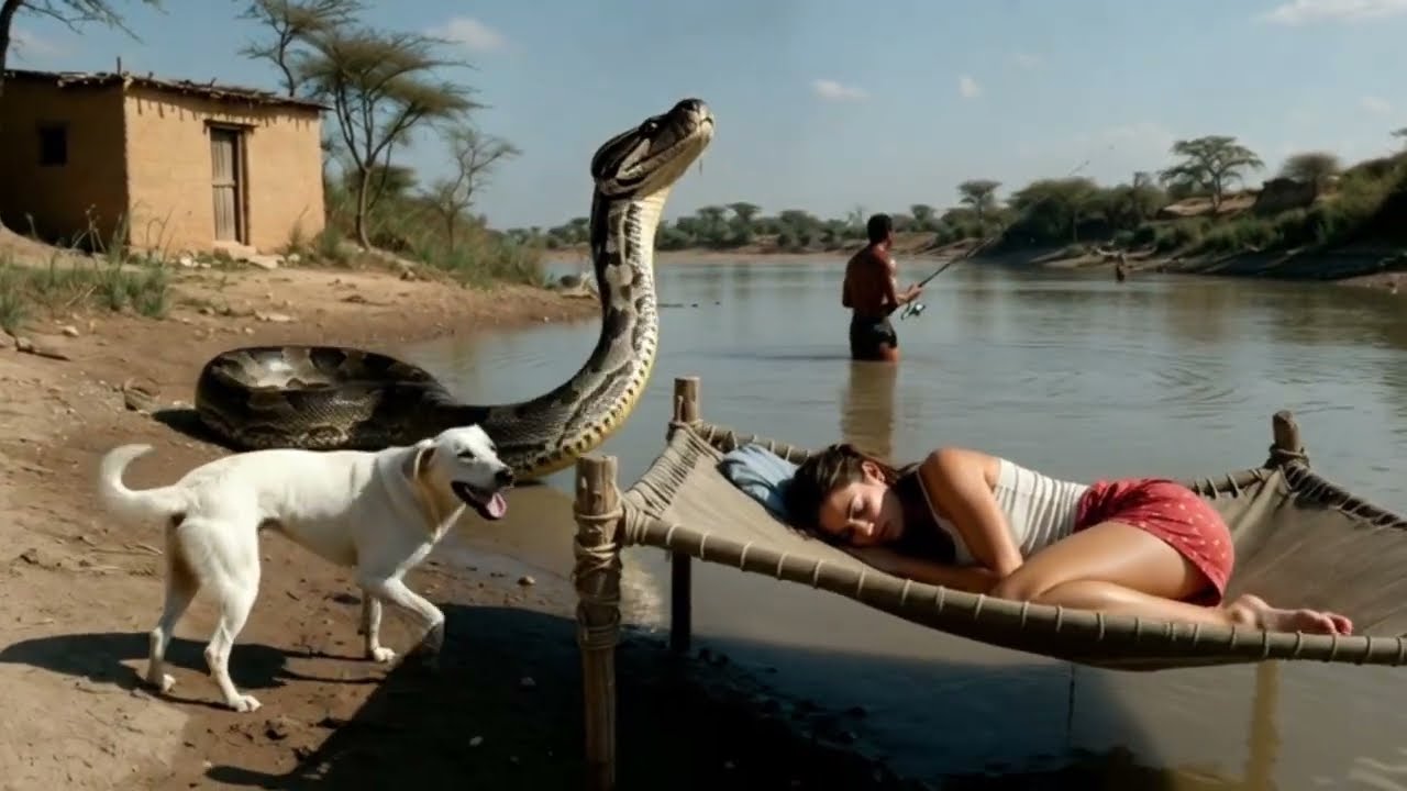 Brave Dog Saves Owner From Giant Snake Attack!| GIANT ANACONDA ATTACK  Woman Narrowly Escapes Death!