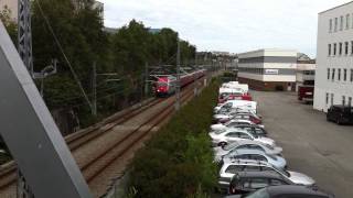 NSB El18 2259 passerer ved Kvalaberg