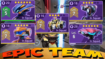 Mech Arena - Gameplay Walkthrough - Team of Epic Mechs🔥(iOS,Android)