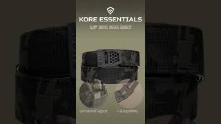 Everyday Carry (EDC) Belt from KORE Essentials #ccwc #concealedcarry #edcgear #tactical
