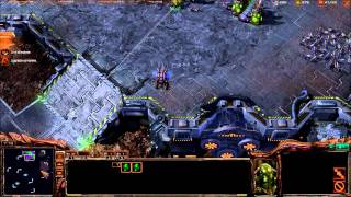 SC2 first person ZvT Scrap Station