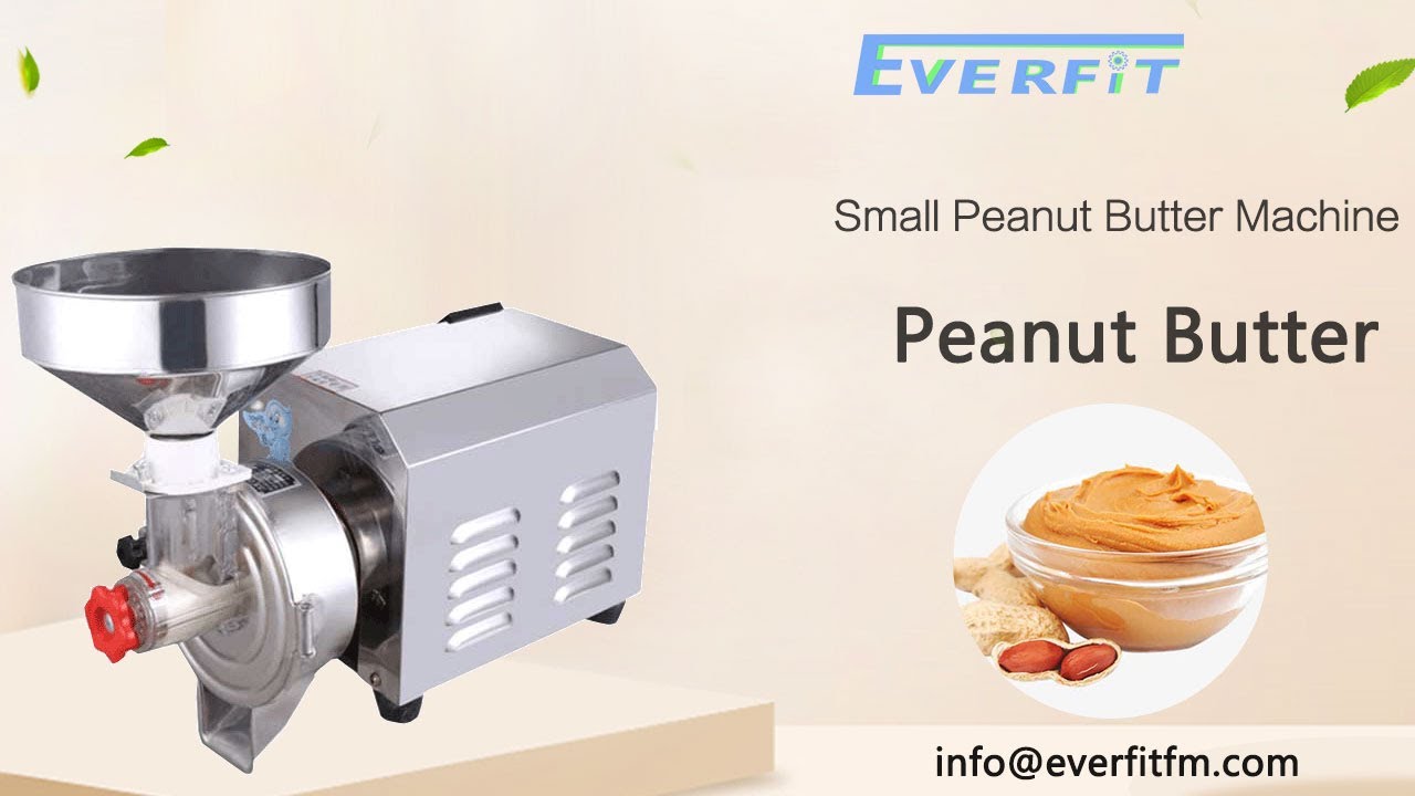 40kg/h Small Peanut butter machine test machine, ground fine peanut butter
