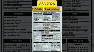 Top 2026 SSC syllabus || New Update #ssc #sscexam2026 #shorts #shortssyllabus #sscshorts #viralvideo