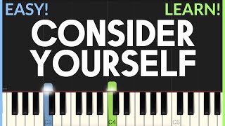 Consider Yourself -  From "Oliver!" | EASY Piano Tutorial