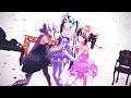 【MMD】虎視眈々 Tda式 テト、ミク、ハク ( Tda Teto ＆ Miku ＆ Haku )