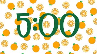 5 Minute Timer Oranges