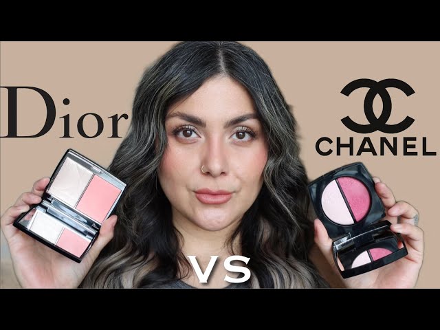 Battle of the Luxury Blush/Highlighter duos: Chanel VS Dior - YouTube