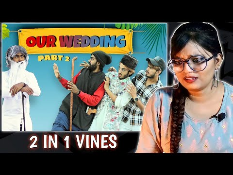 Our Wedding Part 2 | 2 in 1 Vines | REACTION | SWEET CHILLIZ | @2in1vines