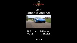 Ferrari 488 Spider 70Th Anniversary #Shorts #Ferrari