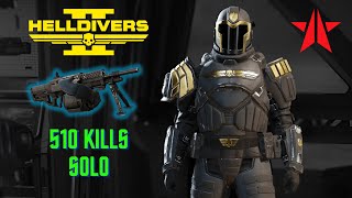Helldivers 2: Bots Solo Max Difficulty - HMG & Shield Generator Build (Mega City Gameplay)