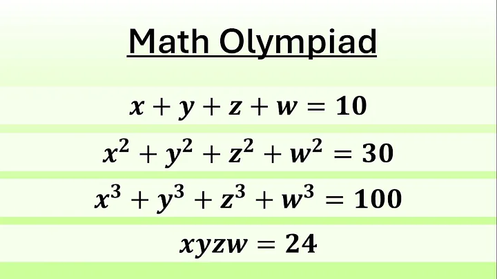 An Outstanding System of Equations | 99% Failed to Solve This!