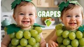 Baby's First Fruits and Vegetables | Educational Video for Babies 🍎👀 | MuMustar Tv
