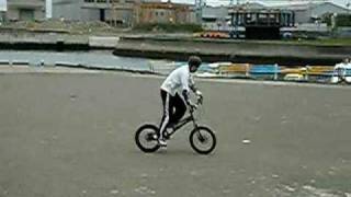 バイクトライアル おじさんたち合同練習 100411