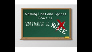 Note Naming Practice Game
