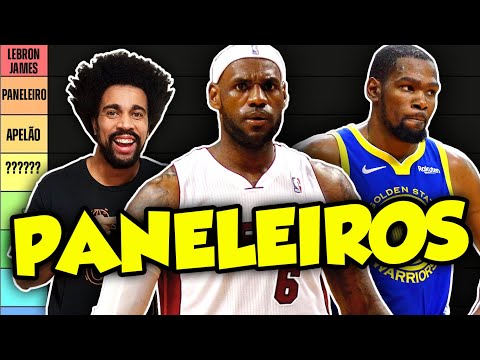 TIER LIST DOS MAIORES PANELEIROS DA HISTÓRIA DA NBA!!!