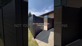 Full Aluminum Double Gate + Fence Combo Reveal