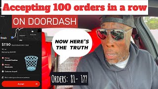Accepting 100 Orders in a row Finale. Orders 81-1??. |Doordash|