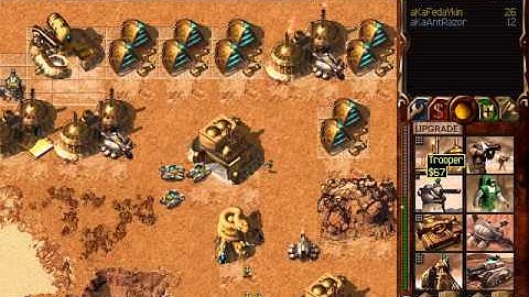 Dune2000 1v1 [aKa]FedaYkin(O) vs [aKa]AntRazor(H) - NO RULES