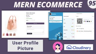 MERN Stack E-Commerce Project #95: Upload User Profile in Cloudinary