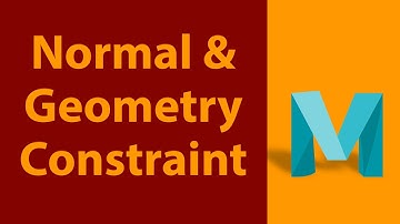 Normal Constraint and Geometry Constraint - Maya Rigging Tutorial for Beginners.