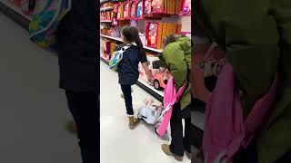 Cute GIRLS Goes Shopping at TARGET Anchorage, Alaska #shorts #targetfinds  #alaska #cute #toys