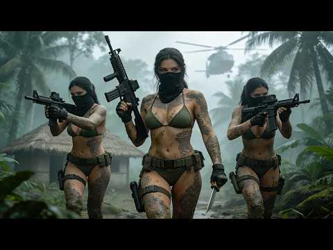 Elite Female Assassin Storms a Gang Base Alone—Fierce Gunfight Explodes!